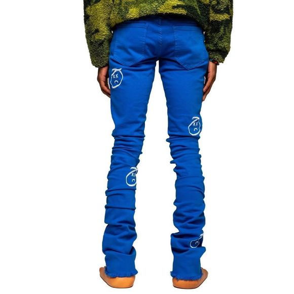 DLMFO Sadboy Stacked Denim “Royals” denim jeans size 28 - Picture 4 of 8